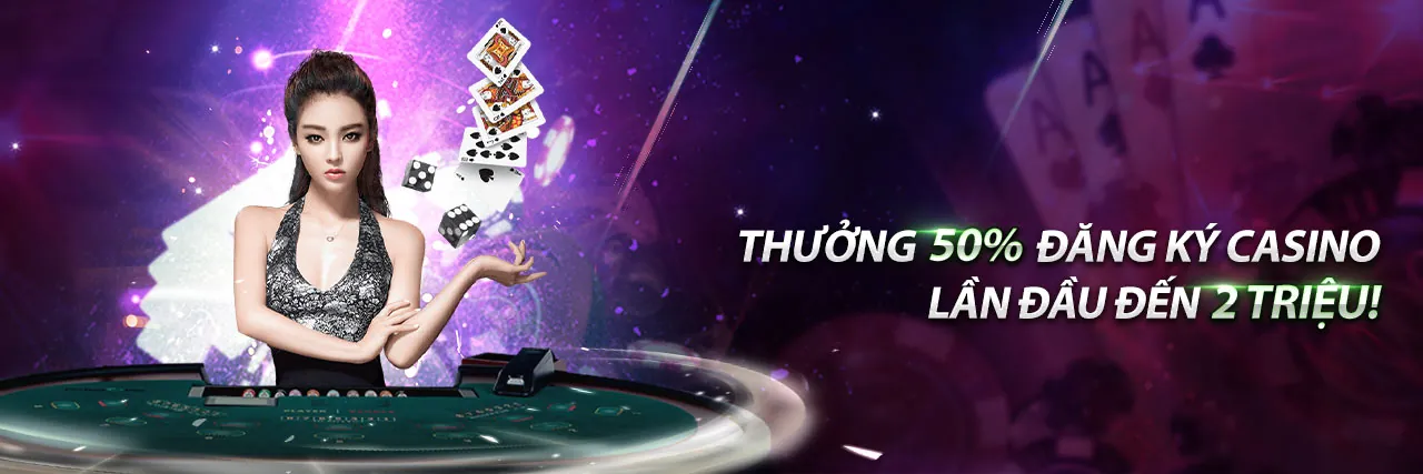 Sòng bạc trực tuyến km3888b với bàn chơi baccarat và người chia bài thật